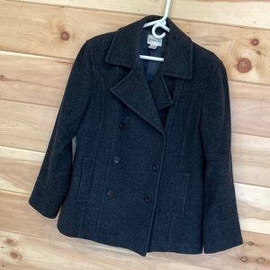 Womens St John’s Bay wool dress coat
